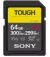 Карта памяти SD 64Gb Sony Tough UHS-II U3 V90 (SF64TG)