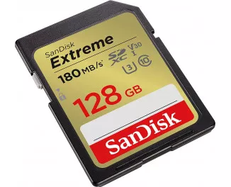 Карты памяти SD 128Gb SanDisk Extreme (SDSDXVA-128G-GNCIN)