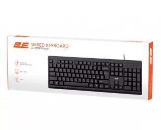 Клавиатура 2E KS108 USB Black (2E-KS108UB UA)