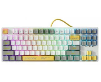 Клавіатура A4Tech Bloody S87 RGB BLMS TKL USB Energy White (4711421993708)