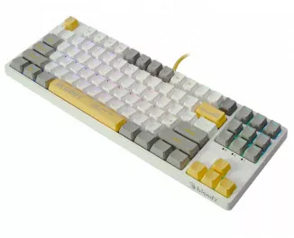 Клавіатура A4Tech Bloody S87 RGB BLMS TKL USB Energy White (4711421993708)