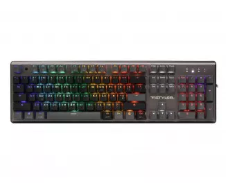 Клавиатура A4Tech FS100 RGB FS Switch USB Stone Black (4711422003925)
