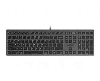 Клавіатура A4Tech FX60 USB Grey White Backlit