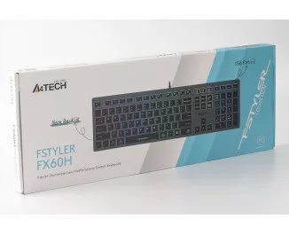 Клавіатура A4Tech FX60H USB Grey Neon Backlit