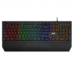 Клавіатура AOC GK200 Rainbow LED USB Black (GK200D32R)
