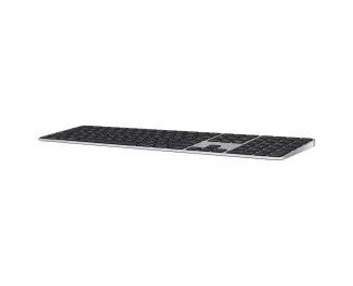 Клавиатура Apple Magic Keyboard with Touch ID and Numeric Keypad with Apple silicon (USB–C) - Ukrainian - Black Keys (MXK83UA/A)