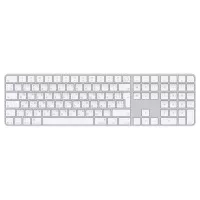 Клавиатура Apple Magic Keyboard with Touch ID and Numeric Keypad with Apple silicon (USB–C) - Ukrainian - White Keys (MXK73UA/A)