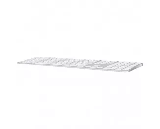 Клавиатура Apple Magic Keyboard with Touch ID and Numeric Keypad with Apple silicon (USB–C) - Ukrainian - White Keys (MXK73UA/A)