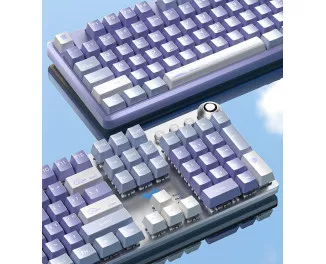 Клавиатура Aula F2088 Pro Mechanical White/Violet + 9 Purple keys KRGD Blue USB UA (6948391234915)