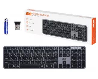 Клавиатура беспроводная 2E KS240 WL Grey/Black (2E-KS240WG_UA)