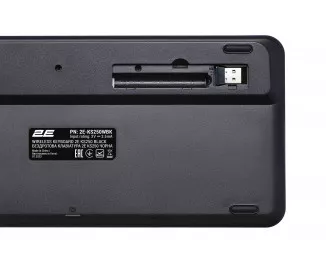 Клавіатура бездротова 2E KS250 WL Black/Grey (2E-KS250WBK_UA)