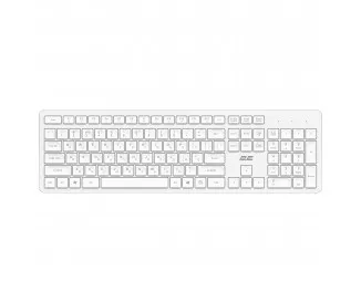 Клавіатура бездротова 2E KS260 White (2E-KS260WWH_UA)