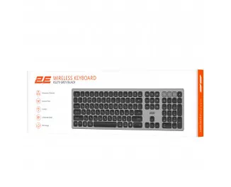 Клавиатура беспроводная 2E KS270 Gray/Black (2E-KS270WBGR_UA) 