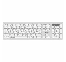 Клавіатура бездротова 2E KS270 Silver/White (2E-KS270WBWH_UA)