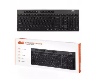 Клавіатура бездротова 2E KS280 Black/Grey (2E-KS280WBGR_UA)
