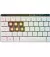 Клавиатура беспроводная ASUS ROG Falchion RX Low Profile Red Wireless/Bluetooth/USB UA White (90MP03EC-BKMA10)