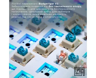 Клавиатура беспроводная Epomaker EK68 65 Budgerigar V2 Switch Hot-Swap RGB Wireless/Bluetooth/USB UA Black (EK68-B-BV2)