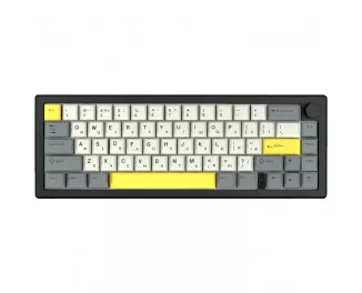 Клавіатура бездротова Epomaker EK68 65 Flamingo Switch Hot-Swap RGB Wireless/Bluetooth/USB UA Black (EK68-B-F)