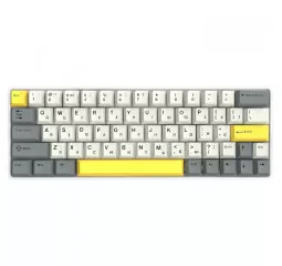 Клавиатура беспроводная Epomaker EP64 60 Mulan Switch Hot-Swap RGB Wireless/Bluetooth/USB UA White (EP64-W-M)