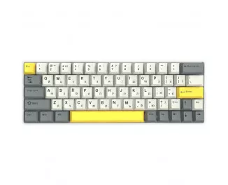 Клавиатура беспроводная Epomaker EP64 60 Mulan Switch Hot-Swap RGB Wireless/Bluetooth/USB UA White (EP64-W-M)