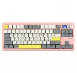 Клавіатура бездротова Epomaker Shadow-S TKL Mulan Switch Hot-Swap LCD Screen RGB Wireless/Bluetooth/USB UA Pink (SHS-P-WL)