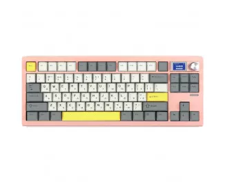 Клавіатура бездротова Epomaker Shadow-S TKL Mulan Switch Hot-Swap LCD Screen RGB Wireless/Bluetooth/USB UA Pink (SHS-P-WL)