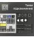 Клавіатура бездротова Epomaker Shadow-S TKL Mulan Switch Hot-Swap LCD Screen RGB Wireless/Bluetooth/USB UA White (SHS-W-M)