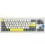 Клавіатура бездротова Epomaker Shadow-X 70 Wisteria Linear Switch Hot-Swap LCD Screen RGB Wireless/Bluetooth/USB UA White (SHX-W-WL)