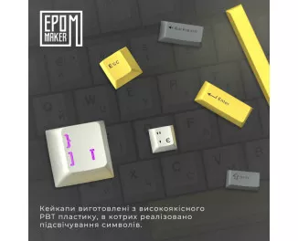 Клавиатура беспроводная Epomaker Shadow-X Silver (SHX-B-F)