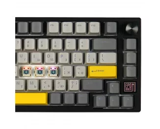 Клавіатура бездротова Epomaker TH80 SE 75 Budgerigar V2 Switch Hot-Swap RGB Wireless/Bluetooth/USB UA Black (TH80-SE-B-BV2)