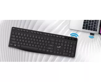 Клавиатура беспроводная Genius KB-7200 EN/UKR Black (31320002406)