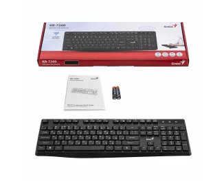 Клавиатура беспроводная Genius KB-7200 EN/UKR Black (31320002406)