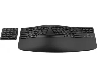 Клавиатура беспроводная HP 960 BLK Ergonomic split-zone (7E755AA)