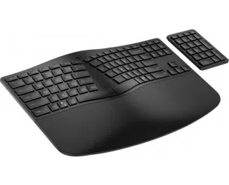 Клавиатура беспроводная HP 960 BLK Ergonomic split-zone (7E755AA)