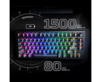 Клавиатура беспроводная HyperX Alloy Rise 75 Black (91Y91AA)