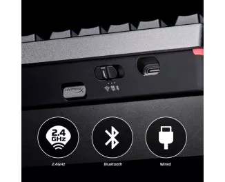 Клавиатура беспроводная HyperX Alloy Rise 75 Black (91Y91AA)