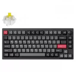 Клавіатура бездротова Lemokey P1 Pro Keychron Super Banana Carbon Black (P1P-M4-UA)