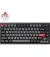 Клавиатура беспроводная Lemokey P1 Pro Keychron Super Red Carbon Black (P1P-M1-UA)