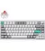 Клавиатура беспроводная Lemokey P1 Pro Keychron Super Red Space Silver (P1P-X1-UA)