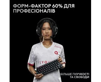 Клавиатура беспроводная Logitech G Pro X 60 LightSpeed Black (920-011911)