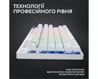 Клавиатура беспроводная Logitech G Pro X TKL Lightspeed Tactile White (920-012148)