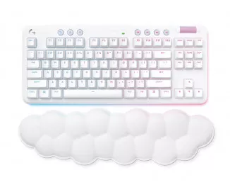 Клавиатура беспроводная Logitech G715 Aurora Wireless Gaming GX Brown Lightspeed/Bluetooth UA Off-White (920-010465)