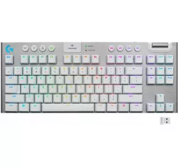 Бездротова клавіатура Logitech G915 Gaming TKL Tenkeyless LightSpeed Wireless RGB Mechanical White (920-009664)