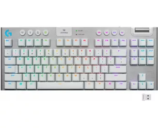 Бездротова клавіатура Logitech G915 Gaming TKL Tenkeyless LightSpeed Wireless RGB Mechanical White (920-009664)