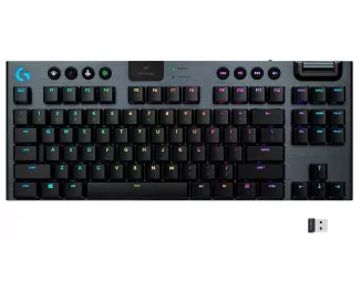 Клавиатура беспроводная Logitech G915 TKL Lightspeed Wireless RGB Keyboard Tactile Carbon (920-009503)