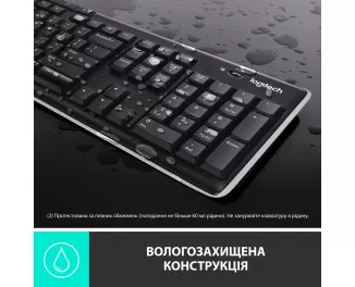 Клавіатура бездротова Logitech K270 Black (920-003738)
