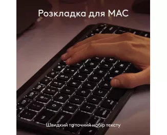 Клавиатура беспроводная Logitech MX Keys Mini For Mac Space Gray (920-012652)