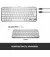 Клавиатура беспроводная Logitech MX Keys Mini For Mac Wireless Illuminated Pale Grey (920-010526)