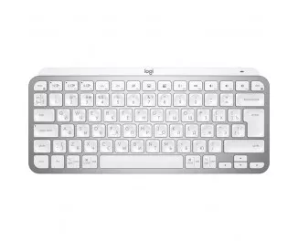 Клавіатура бездротова Logitech MX Keys Mini Wireless Illuminated UA Pale Grey (920-010499)