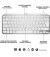 Клавіатура бездротова Logitech MX Keys Mini Wireless Illuminated UA Pale Grey (920-010499)